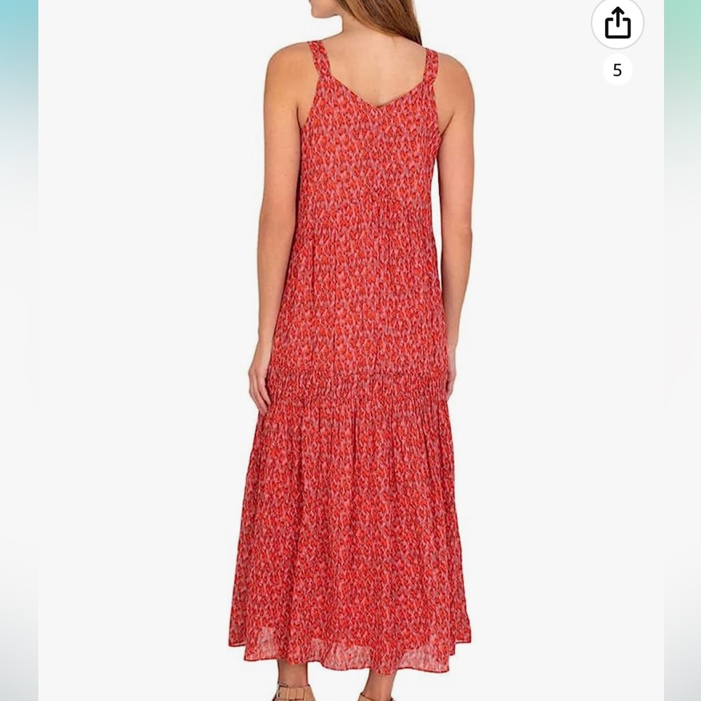 Joie Tiered Maxi Dress Tea Rose New With Tags Size Small - Picture 14 of 16